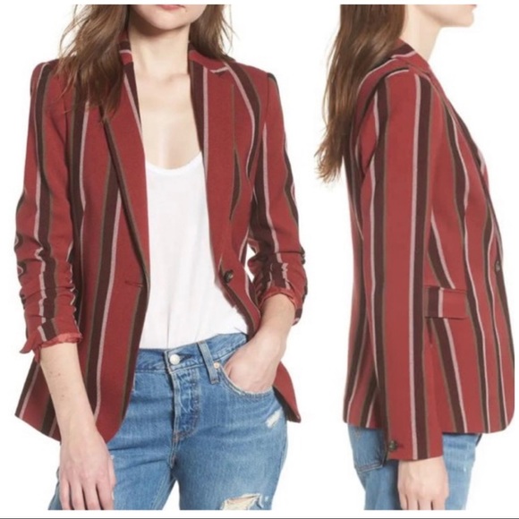Mural Red Striped One-Button Blazer – Women’s M, NWOT - Picture 13 of 13